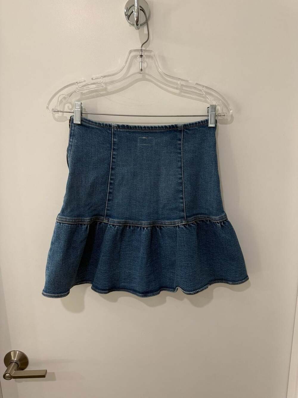 MOTHER Ruffle Embellishment Mini Skirt - Picture 6 of 13